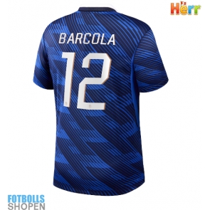 Billiga Frankrike Bradley Barcola #12 Hemmatröja VM 2026 Kortärmad